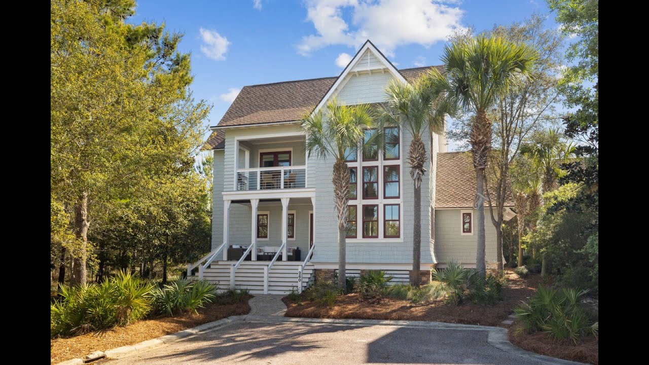 260 Gulf Bridge Lane Is A Luxury Beach Home For Sale In WaterSound, Florida