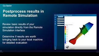 Simcenter 3D | Postprocess results in Remote Simulation