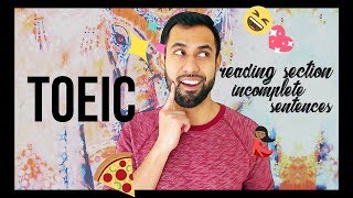 TOEIC: Incomplete Sentences!!!