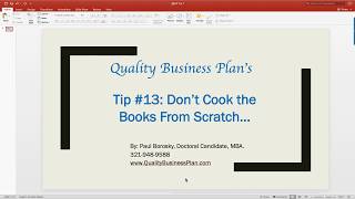 Business Plan Writer 's Tip for Austin, TX. by Dr. Paul Borosky, MBA.