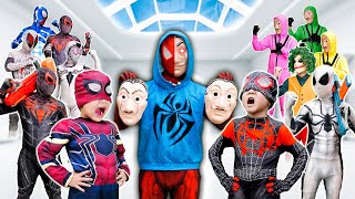 SUPERHERO's ALL Story 2|| Hey...KID SPIDER MAN, Catch FAKE Red Spider-Man If You Can.!!(Live Action)