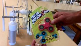Fidget Spinner reacts to Electrostatic force