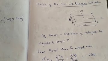 Amos-Lec 39 Torsion of rectangular thin sections