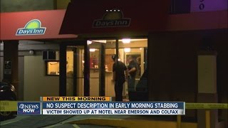 Man hospitalized after stabbing