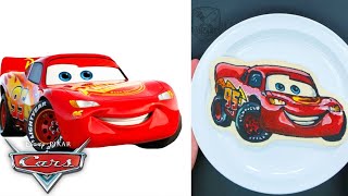 How To Make a Lightning McQueen Pancake | Dancakes | Pixar Cars