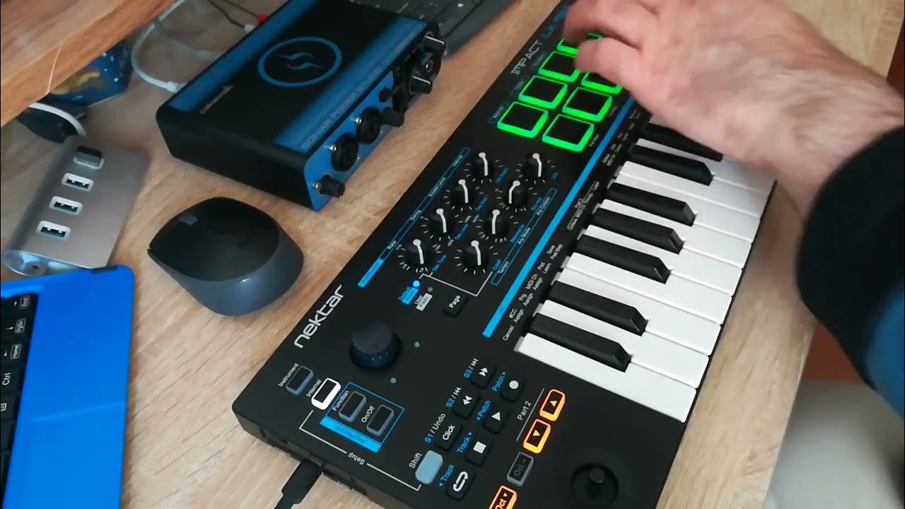The NEW Fabulous NEKTAR LX MINI USB midi controller with Cakewalk SPS25