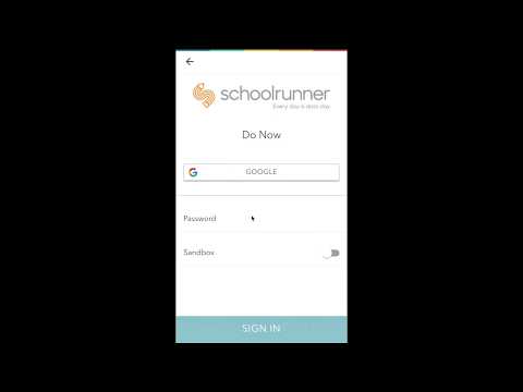 Schoolrunner Mobile Login