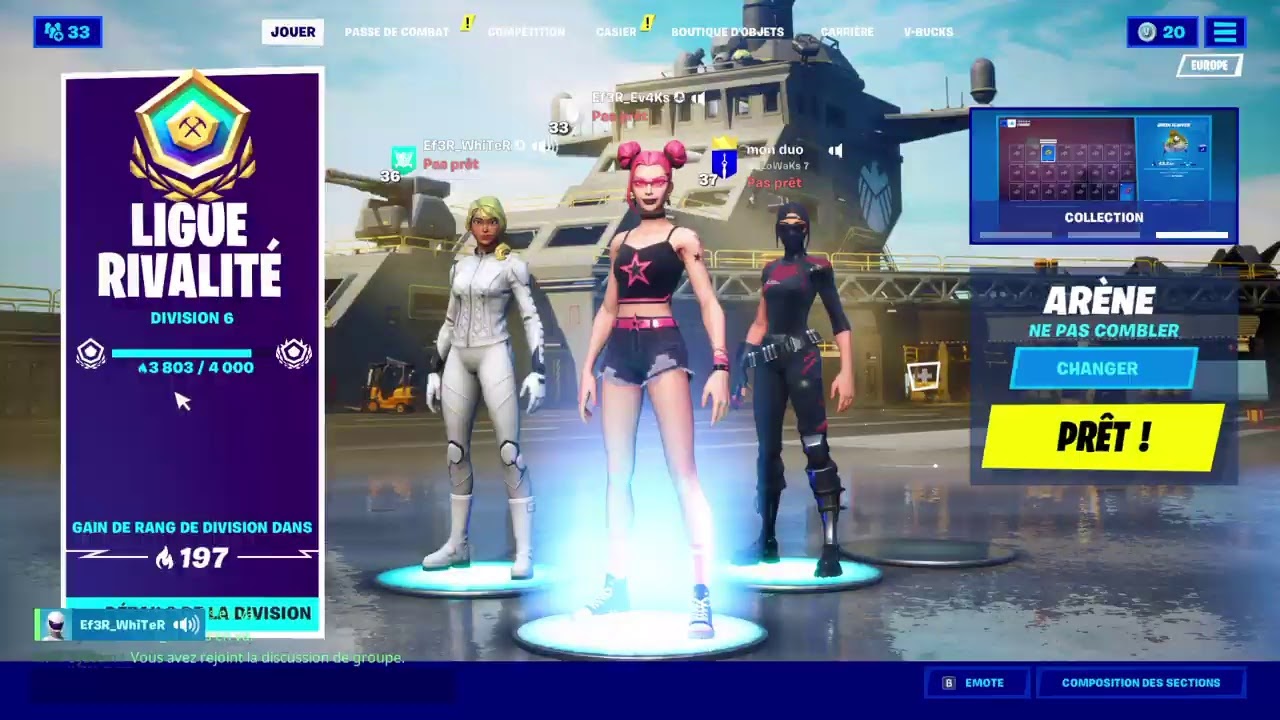 Coupe HypeNight Trio Fortnite