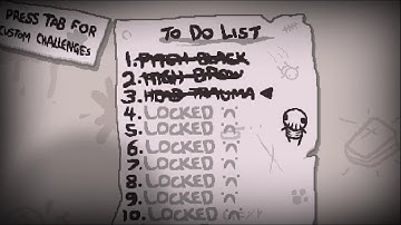 challenge #3 "HEAD TRAUMA" The Binding of Isaac: Rebirth