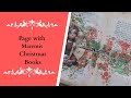 Vintage Christmas pages with Maremis Christmas books