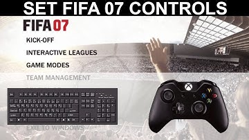How To Set FIFA 07 Controls Keyboard Gamepad Guide In Urdu Hindi