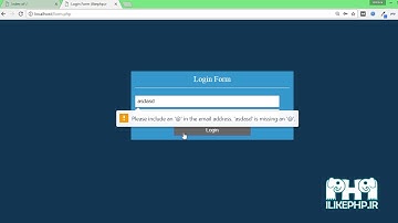 آموزش ساخت صفحه لاگین ساده با PHP