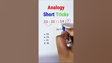 Most Tricky Question Analogy  #ssccgl #sscchsl #ssc #sscgd #sscmts #ssc_cgl #sss #ssc