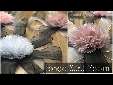 BOHÇA SÜSLEMESİ YAPIMI / BOHÇA HAZIRLIĞI / DAMAT BOHÇASI / KENDİN YAP / DIY #groom #damatbohçası