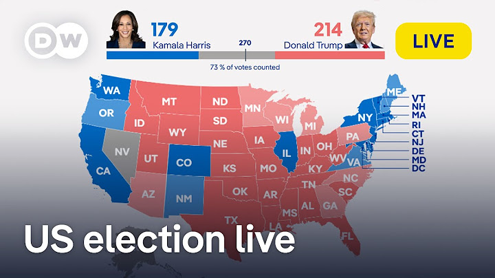 Watch live: 2024 US presidential election updates and first results | DW News