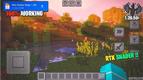 Top Best Shader For Minecraft PE 1.20.50+ | [ Working ] - Render Dragon Ultra Realistic ✅