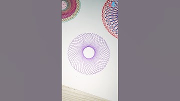How Many Rotations did the Pen make it Total? #spirograph #satisfying #asmr #shorts #shortsfeed