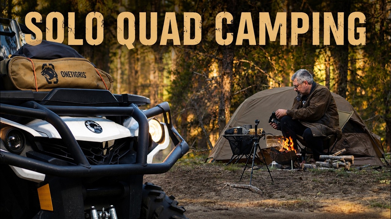 Solo Quad camping using gear from only one manufacturer.