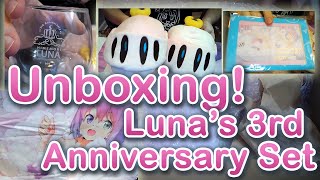 [Unboxing] Himemori Luna 3rd Anniversary Merch Set!