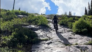 Mountain biking at Kicking Horse resort