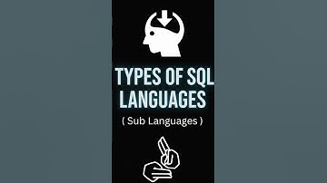 Sub Languages in SQL #databaseconcepts #SQL #DDL