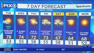 Summer-like warmth returns to NY, NJ