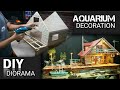 How to Make A Miniature Villa House for Aquarium Decoration from Plywood