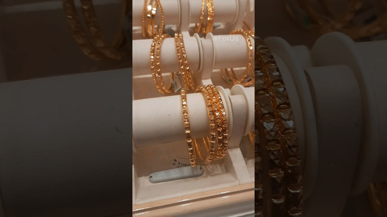 light weight gold bangles | GRT Jewellers Kanchipuram | 