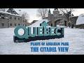 Quebec City Winter Walk: Plains of Abraham & The Citadel View | 4K Walking Tour