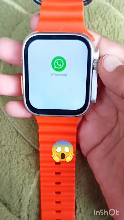 WhatsApp in smartwatch ๐ฑ #viral #shortsfeed #@UV_unboxer #whatsapp