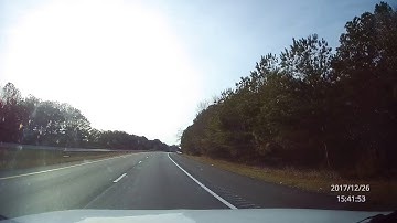 Dash cam video from Z-Edge Z3