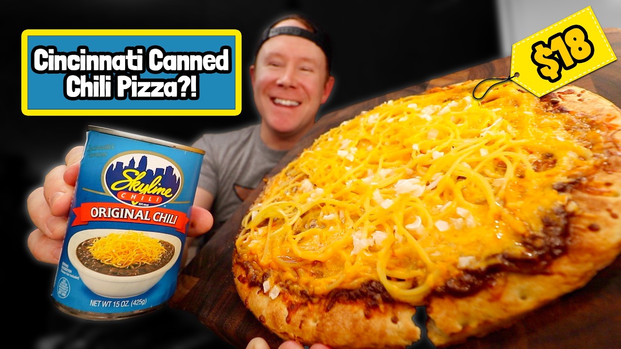 Я приготовил дома пиццу с чили «Скайлайн».