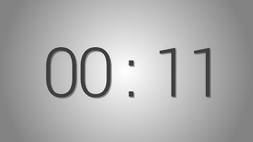 11 Seconds countdown Timer - 5 beep at the end | Simple Timer (eleven sec)