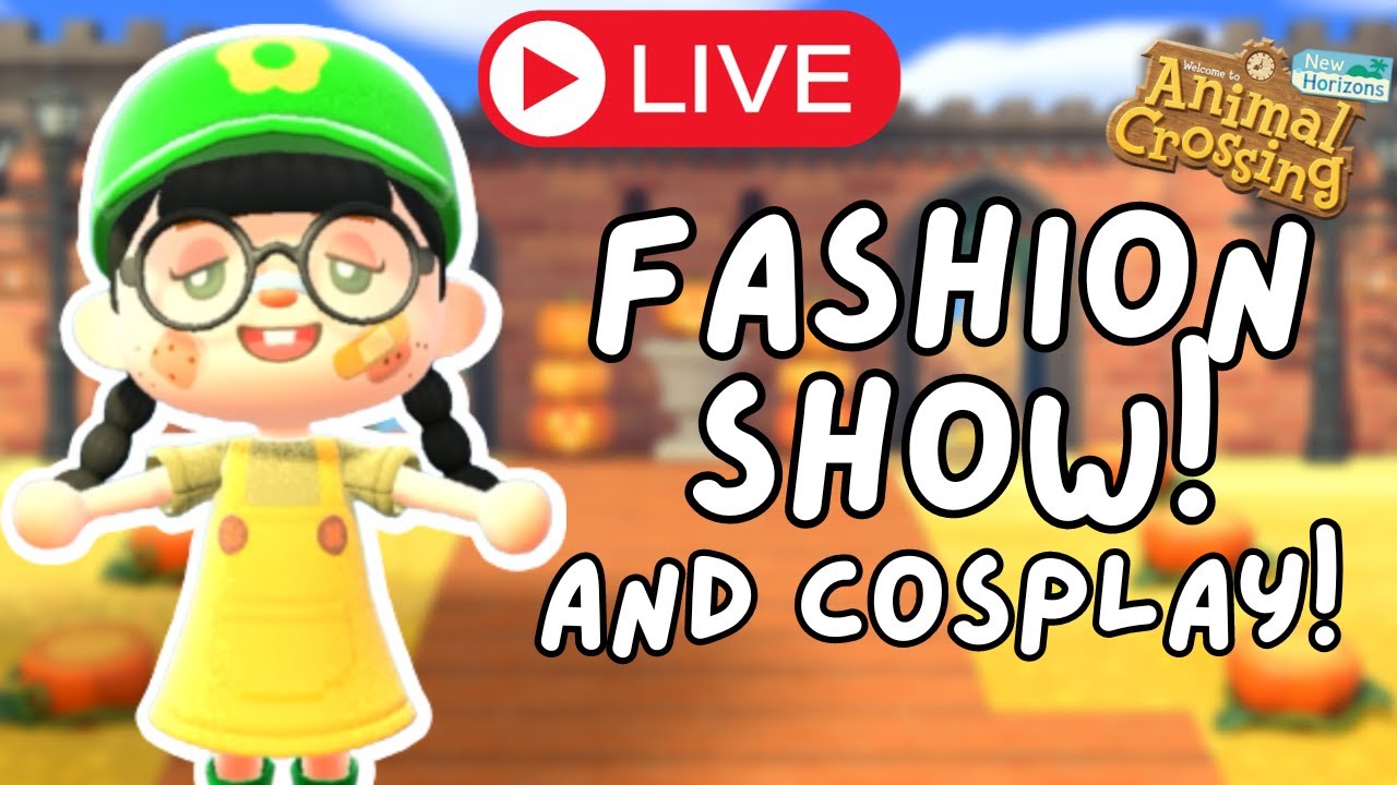 🔴 Fall Fashion Show and COSPLAY! | Animal Crossing New Horizons - YouTube