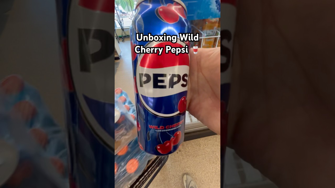 Unboxing Wild Cherry Pepsi 🥤