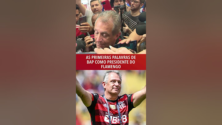 As primeiras palavras de BAP como novo presidente do Flamengo #shorts