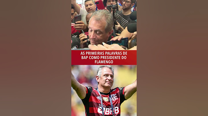 As primeiras palavras de BAP como novo presidente do Flamengo #shorts
