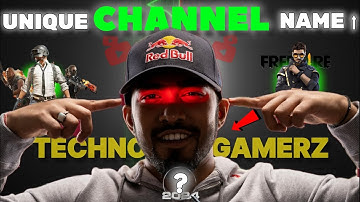 How to Create Unique Name for GAMING Channel 🔍 #2024 Secrets Method @TechShotTG @Algrow