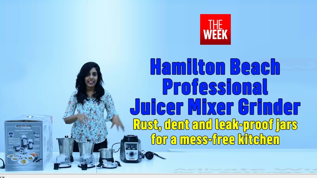 Why choose Hamilton Beach Professional's Juicer Mixer Grinder 
