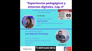 Capítulo 4. Curso "Experiencias pedagógicas y entornos digitales". Mariana Clini