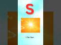 S for Sun ☀️ | ABC Learning for Kids #Shorts
