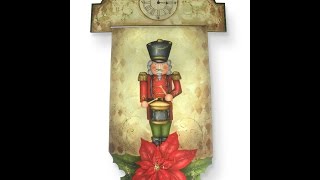 Poinsettia Nutcracker Tole and Decorative Painting by Patricia Rawlinson