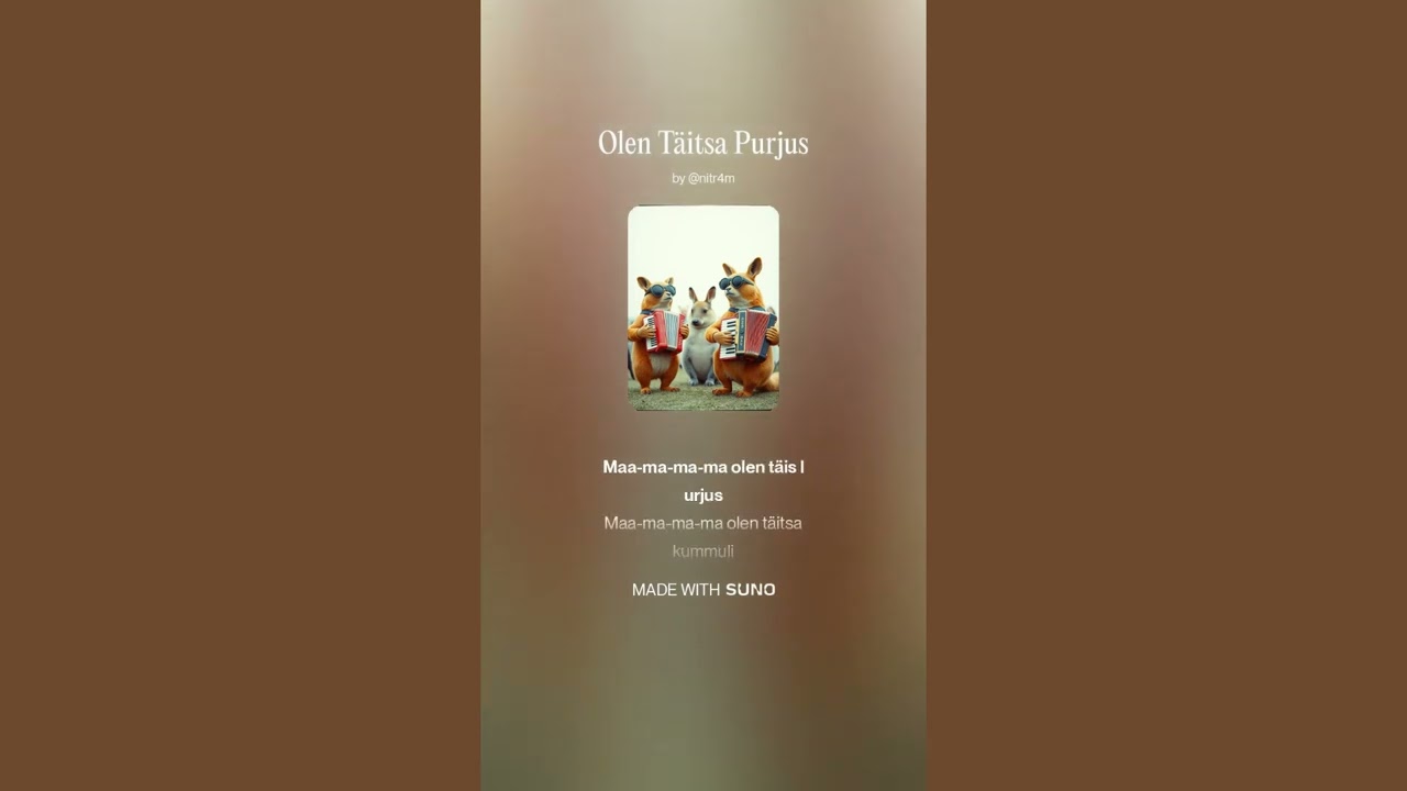 NITR4M - Olen Täitsa Purjus