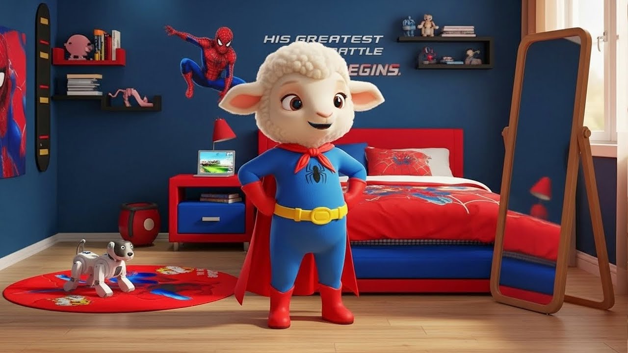 Cừu Con Hạnh Phúc Khi Nhận Bộ Đồ Superman Do Cừu Mẹ Tự May Để Thỏa Ước Mơ Làm Siêu Nhân