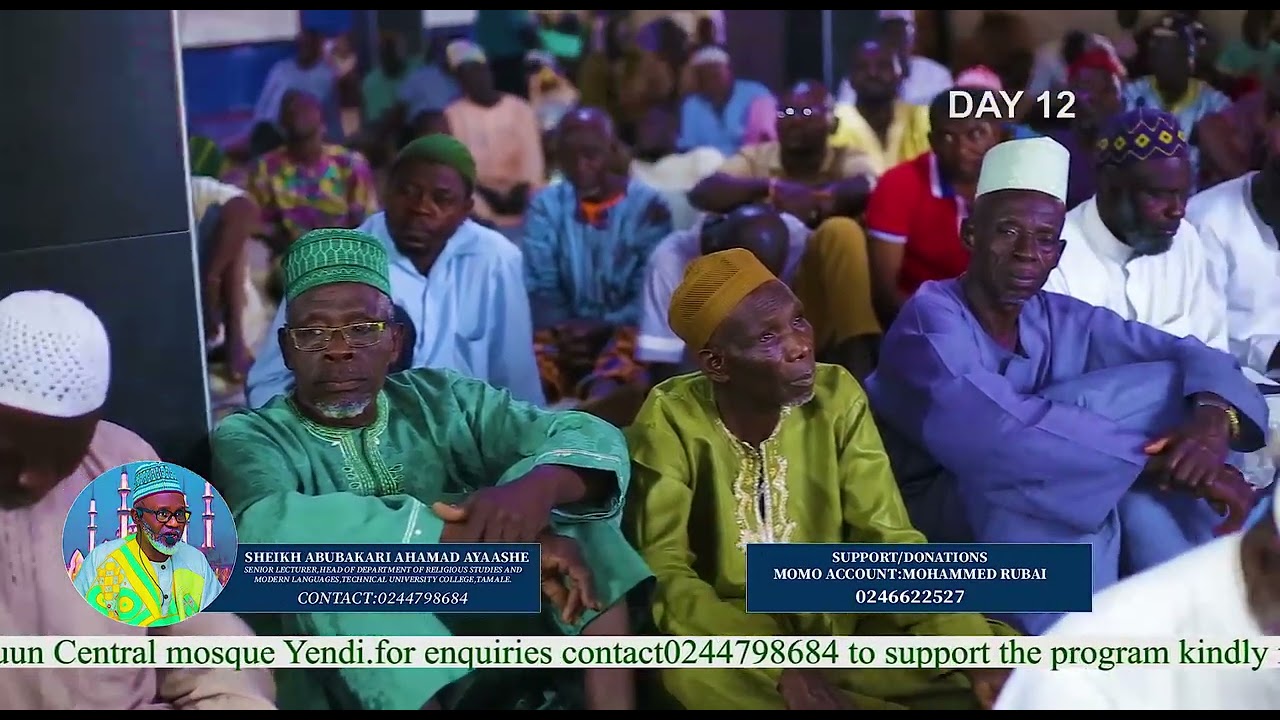 Sheikh Abubakari Ayaashe tafsir day 12