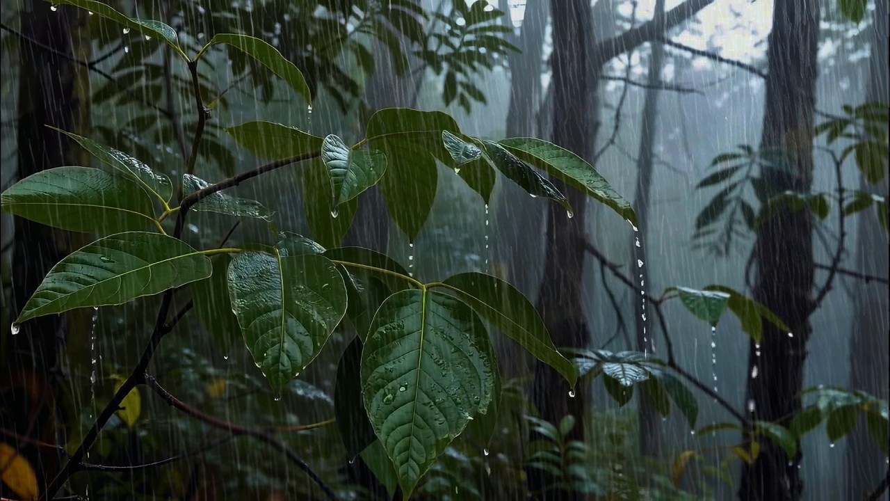 Внимание: не слушайте, если не хотите спокойно уснуть под мягкий дождь в лесу