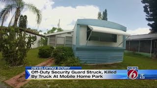 Off-duty security guard struck, killed Information