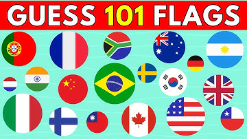 🚩Guess The Flag In 3 Seconds ⏰🧠 | 101 Flags Quiz 2023 🌍