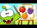 Learn To Draw Fruits With Om Nom | Seekhe Drawing Om Nom Ke Sath | Learn Hindi With Om Nom