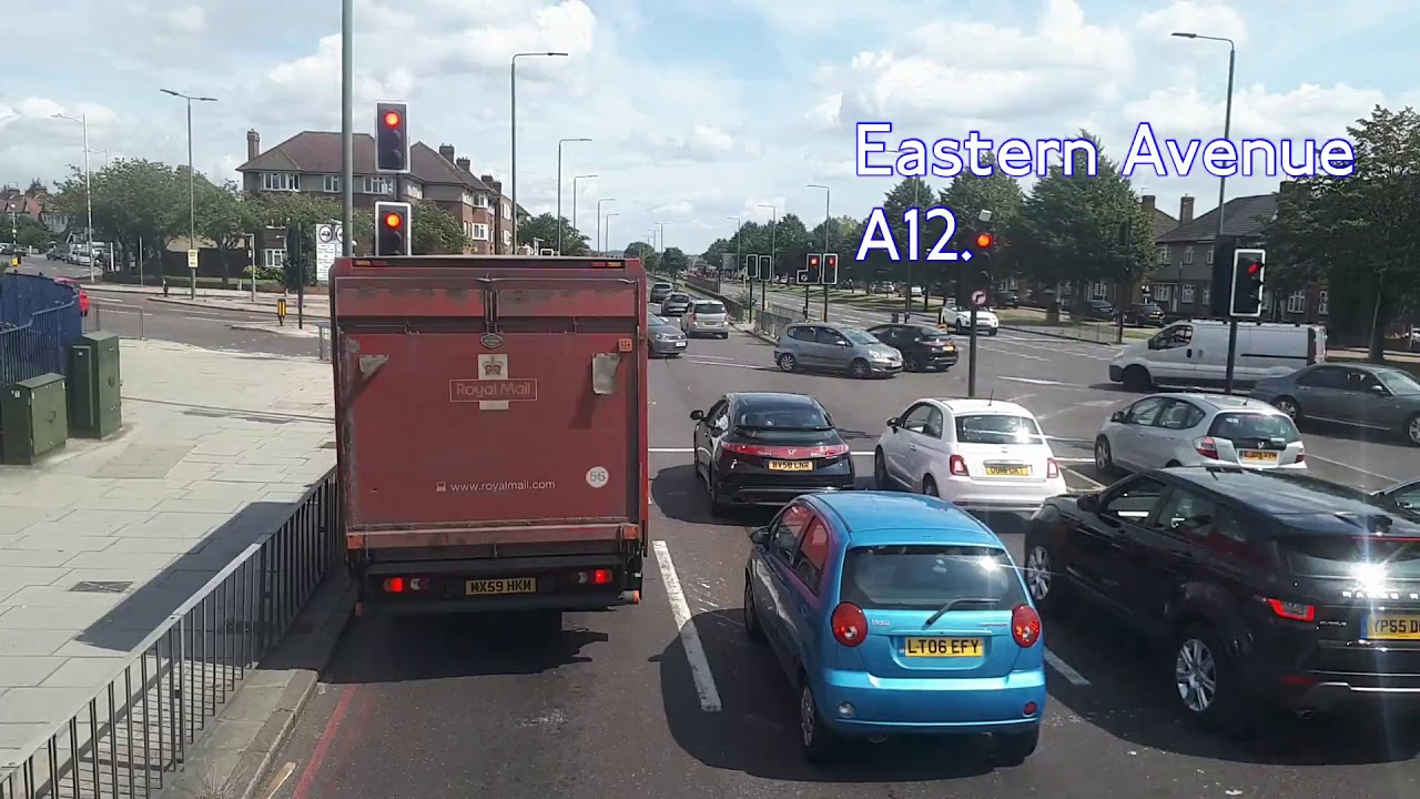 full-route-visual-london-bus-route-66-leytonstone-station-romford